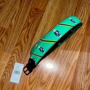 Polo Ralph Lauren Bear Print Belt/Leather